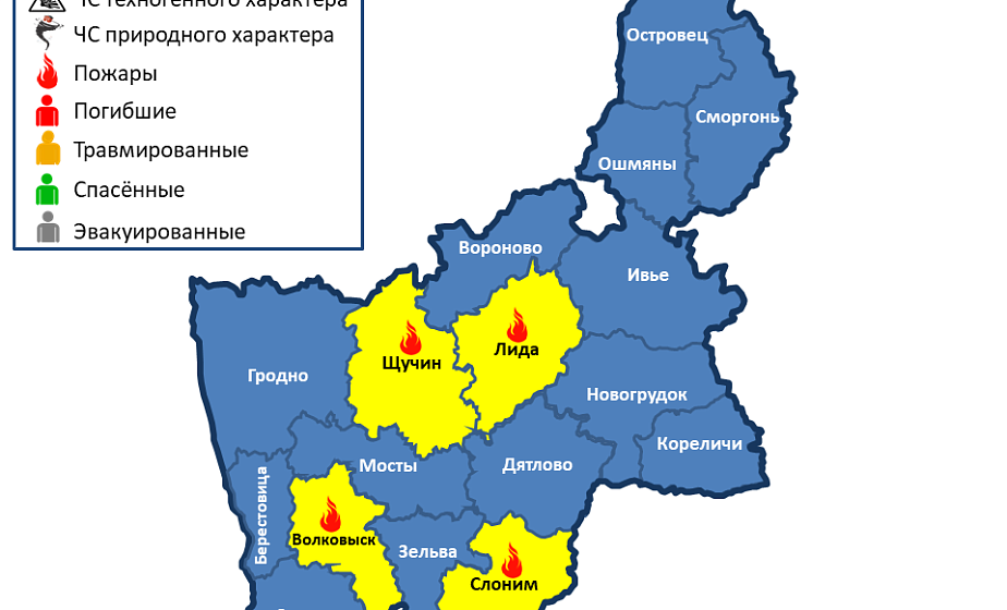 Горели дачи, хозпостройка и машина. На территории области произошло 4 пожара