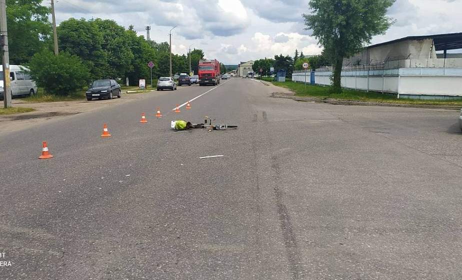 Вчера в Слониме зарегистрировано ДТП с участием велосипедиста