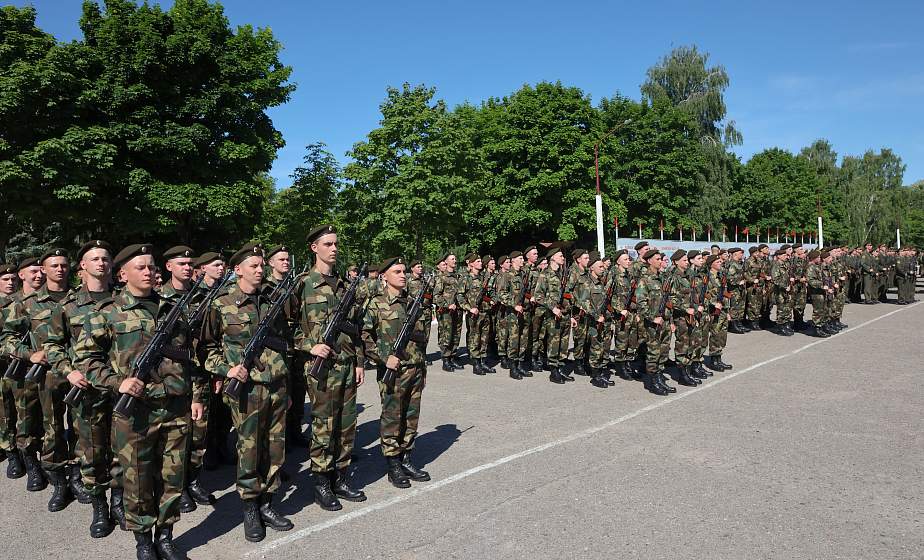 Новобранцы приняли присягу в Гродно