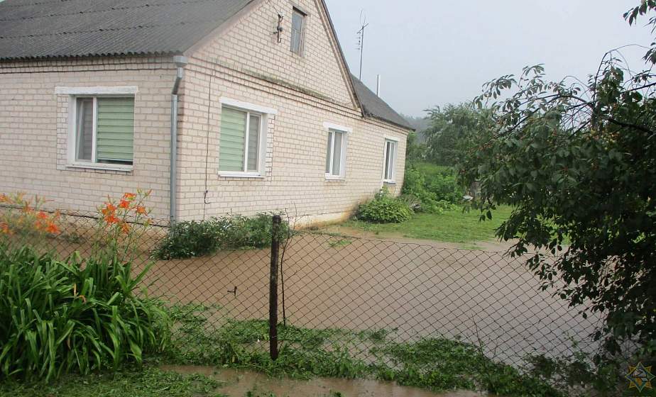 Упавшие деревья и подтопленные дома. Какие разрушения на Гродненщину принесла стихия