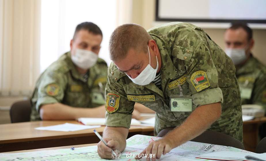 Гродненская погрангруппа проводит комплексное оперативно-тактическое учение