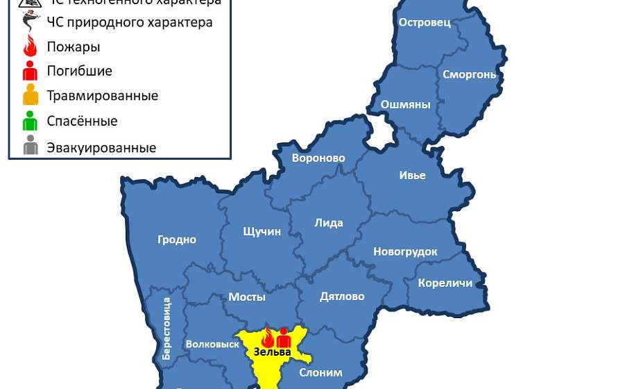  Горел жилой дом. За сутки в области произошел 1 пожар, погиб 1 человек