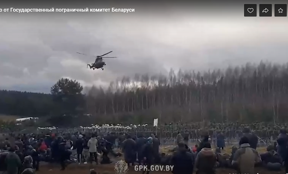Ситуация на белорусско-польской границе  остается крайне напряженной