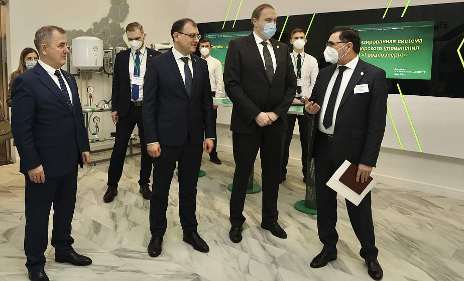 ФОТОФАКТ: председатель Гродненского облисполкома Владимир Караник и министр энергетики Республики Беларусь Виктор Каранкевич  посетили филиал РУП «Гродноэнерго»