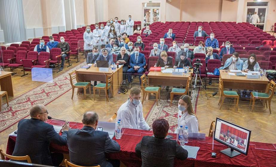 В Гродненском медуниверситете прошло предварительное распределение студентов 