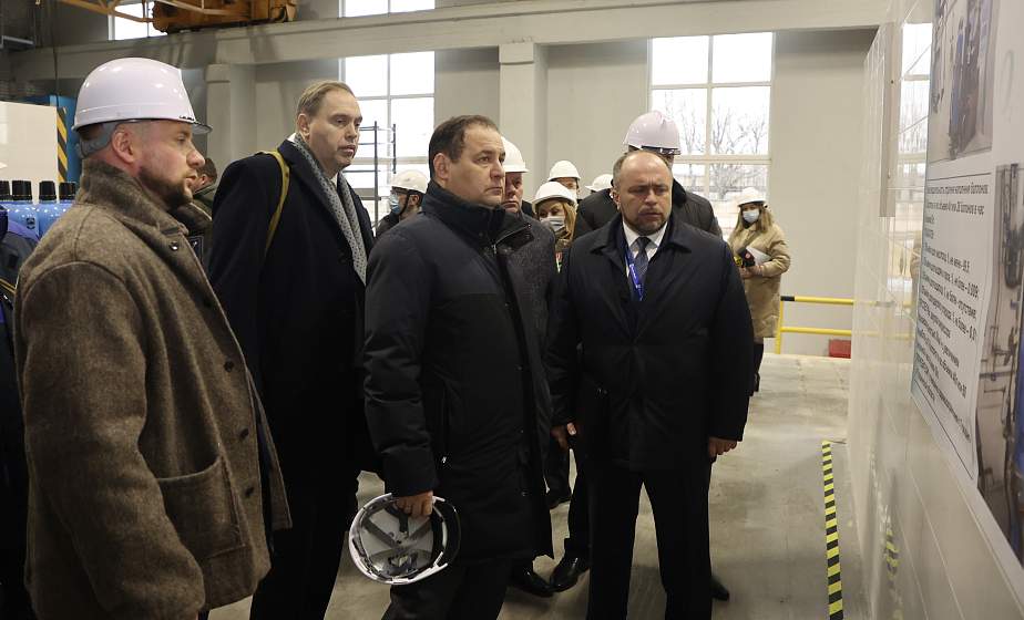 ФОТОФАКТ: Премьер-министр Беларуси Роман Головченко посетил ОАО "Гродно Азот"