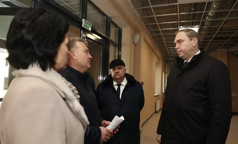 Владимир Караник ознакомился с ходом строительства онкоцентра Гродненской области  