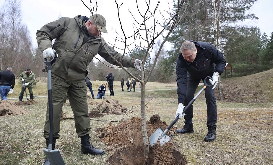ФОТОФАКТ: Руководство региона приняло участие в ежегодной республиканской акции «Неделя леса»