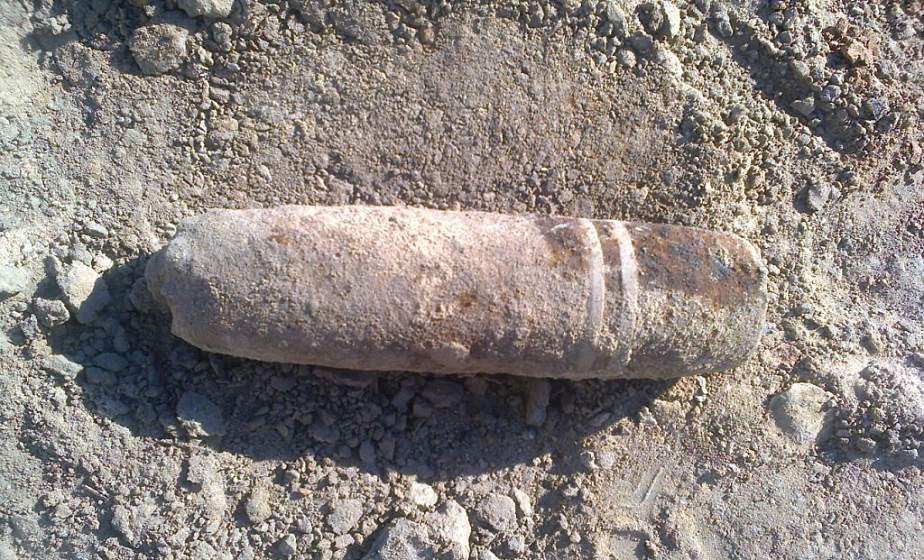 В Лиде обнаружили артиллерийский снаряд времен Великой Отечественной войны