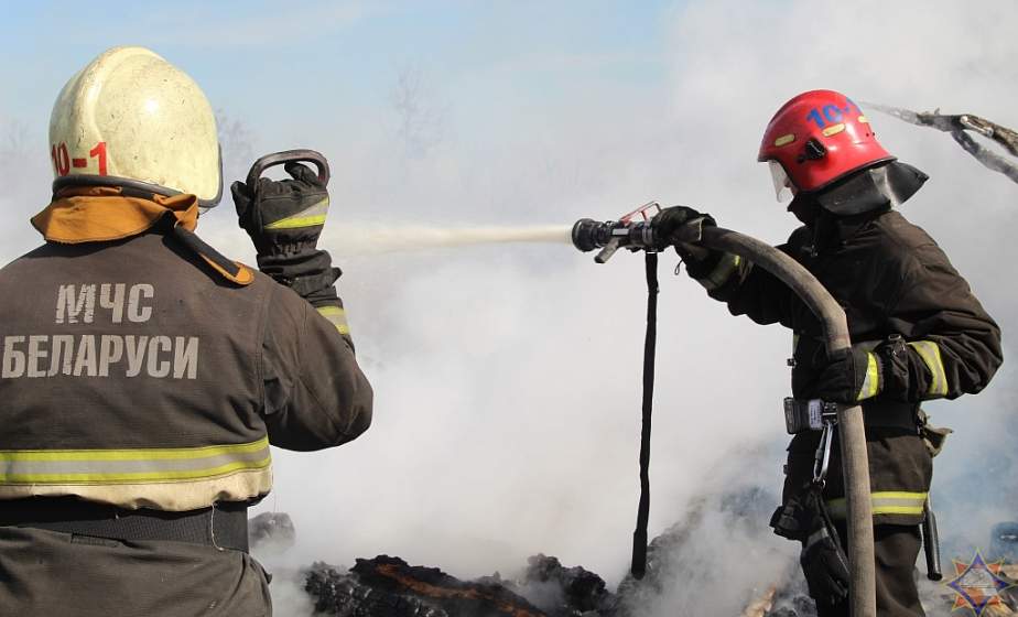 Известь привела к пожару в Гродненском районе 