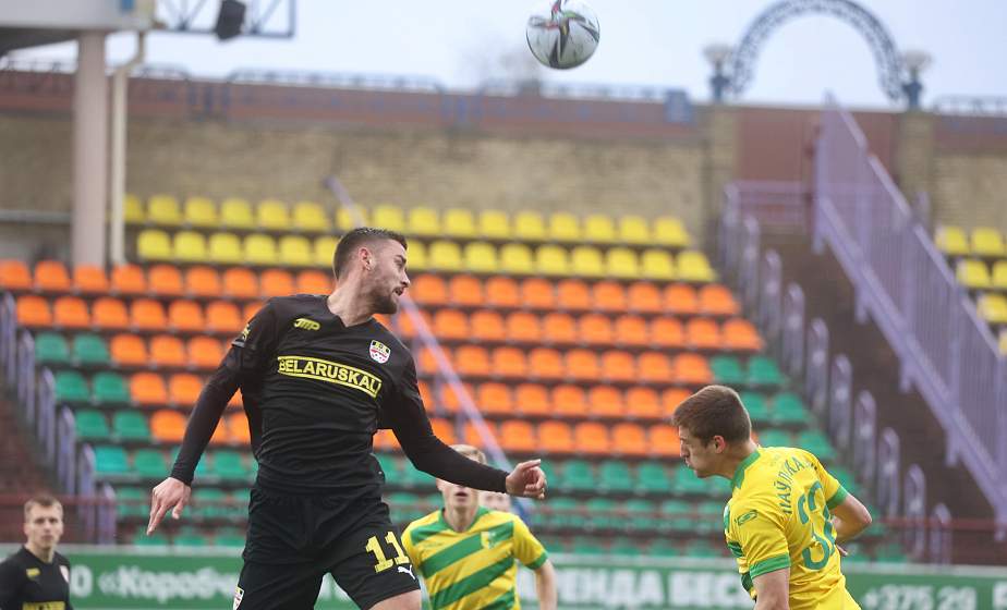 Все еще непобежденные. "Неман" на домашней арене сыграл в ничью с "Шахтером" 