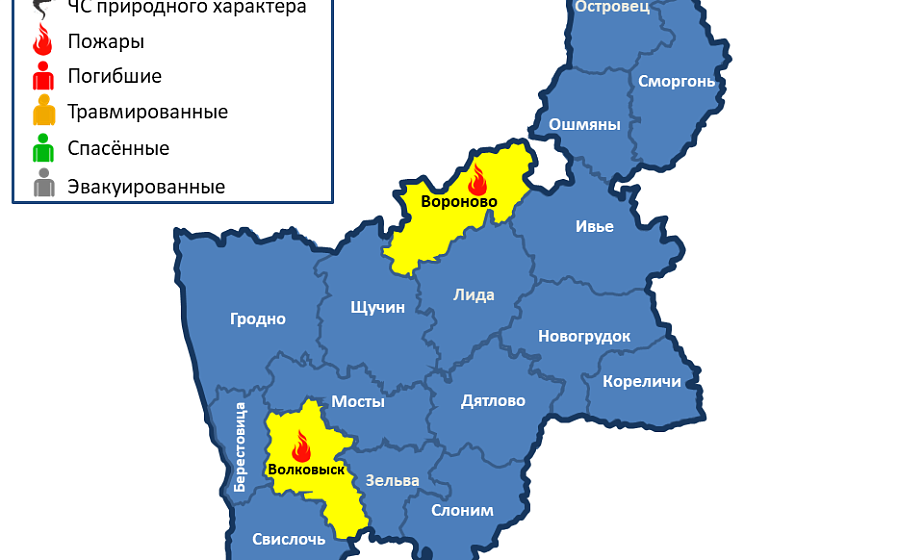 Горели хозяйственные постройки. На территории Гродненской области произошло 2 пожара