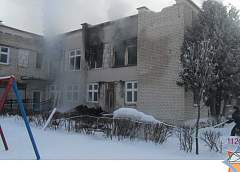 Пожар в детском саду в Скиделе (ФОТО)