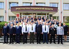  С благодарностью за труд и служение Родине. Торжественное собрание в преддверии 100-летия со дня образования органов прокуратуры Беларуси прошло в Гродно