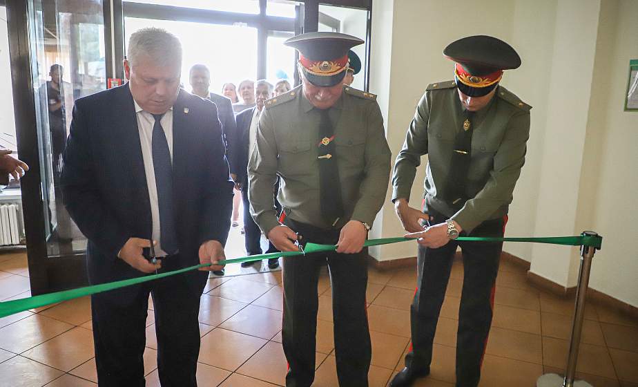 В Гродненской пограничной группе открылась музейная экспозиция истории ведомства