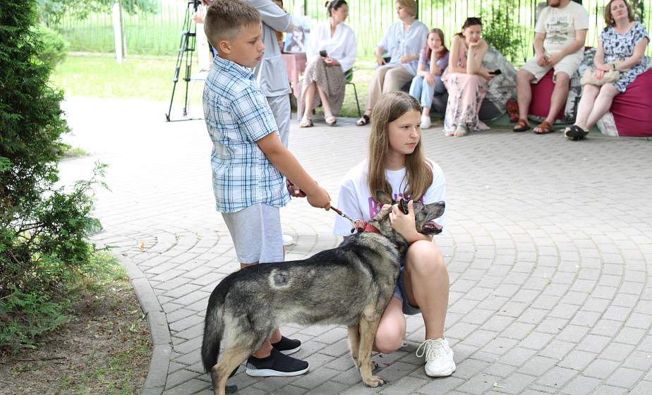 В Дневном центре Красного Креста в Гродно особенные животные помогают в реабилитации детям с инвалидностью