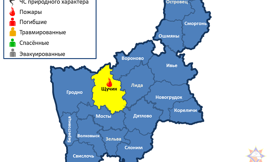 Горела беседка. На территории Гродненской области произошел 1 пожар.