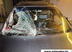 В Щучине пьяный водитель наехал на мать и дочь и скрылся с места ДТП