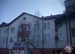 Горел кабинет отдела кадров железнодорожного узла станции «Лида» (ФОТО)