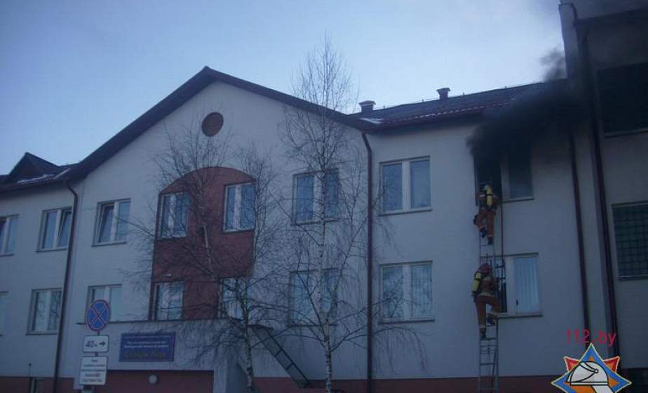 Горел кабинет отдела кадров железнодорожного узла станции «Лида» (ФОТО)