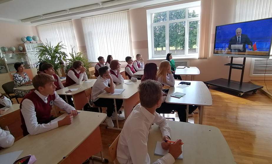 Урок истории с Президентом прошел во всех районах Гродненщины