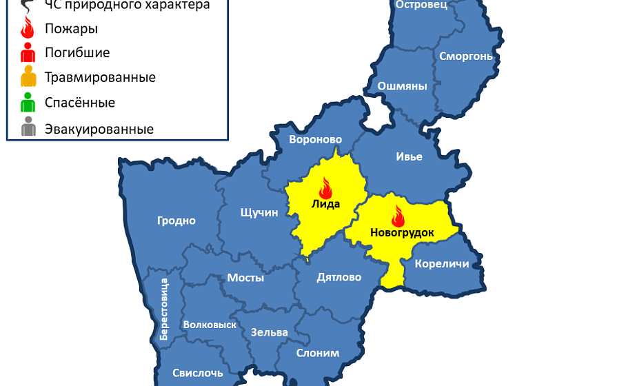 Горела хозяйственная постройка. На территории Гродненской области произошло 2 пожара
