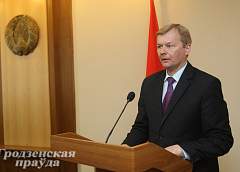 В Гродно представили помощника Президента Республики Беларусь – главного инспектора по Гродненской области Владимира Доманевского
