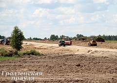 В зоне Августовского канала строится дорога к границе с Польшей