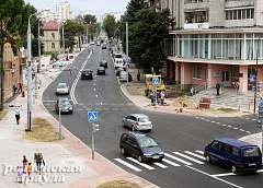 В Гродно по улице Дзержинского частично открыто движение транспорта