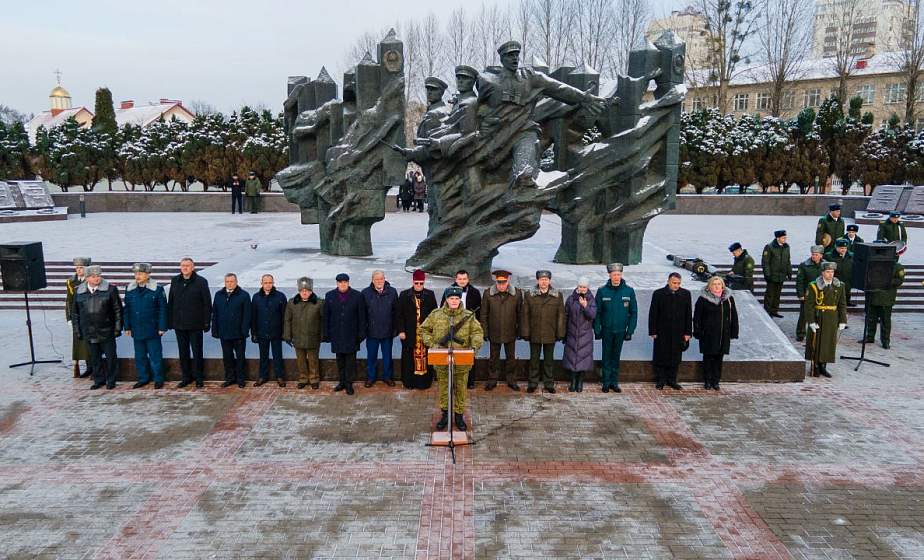 Новое пополнение Гродненской пограничной группы приняло военную присягу