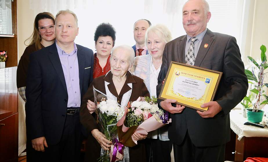 Ветерана Великой Отечественной войны Марию Патлатенко поздравили со 100-летним юбилеем 