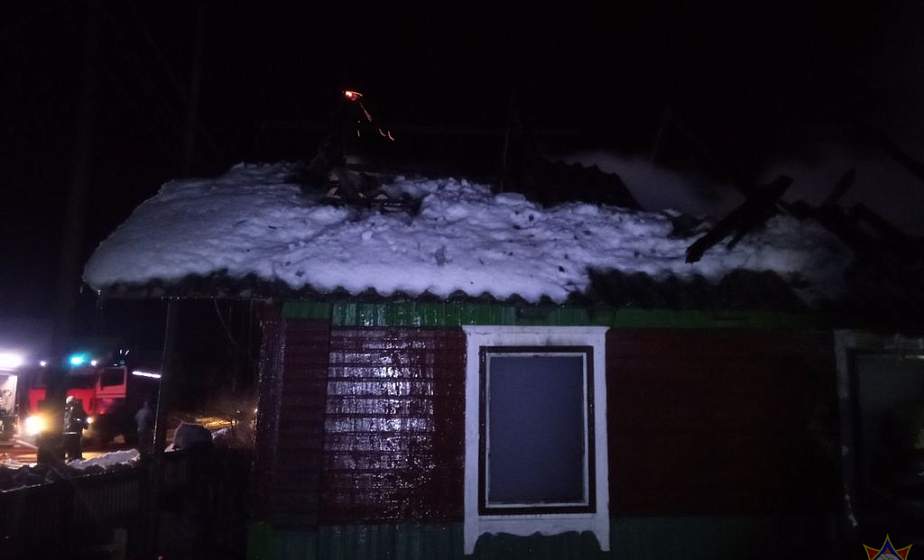 В Островецком районе на пожаре погибла 96-летняя женщина