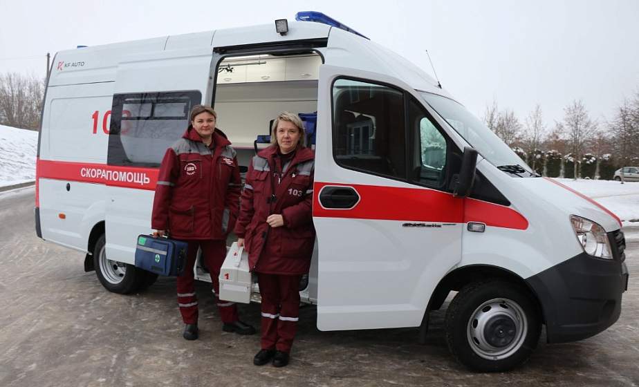 Автопарк Ошмянской ЦРБ пополнил новый автомобиль скорой медицинской помощи