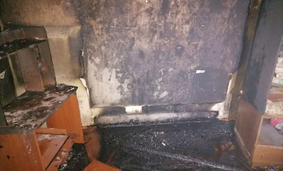 В Слониме при пожаре в многоэтажке эвакуированы 12 человек