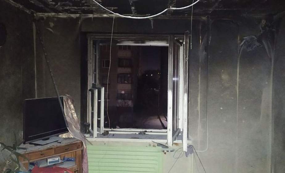 В Гродно на улице Щорса загорелась комната в общежитии