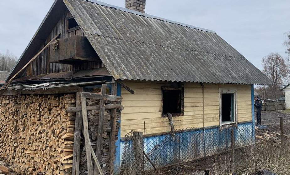На пожаре в Слонимском районе погиб 80-летний мужчина