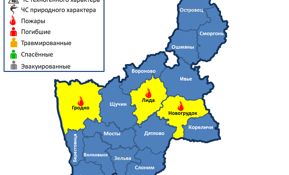 Горели гараж, автомобиль и деревообрабатывающий цех. На территории Гродненской области произошло 3 пожара