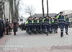В Гродно прошел торжественный митинг, посвященный Дню милиции