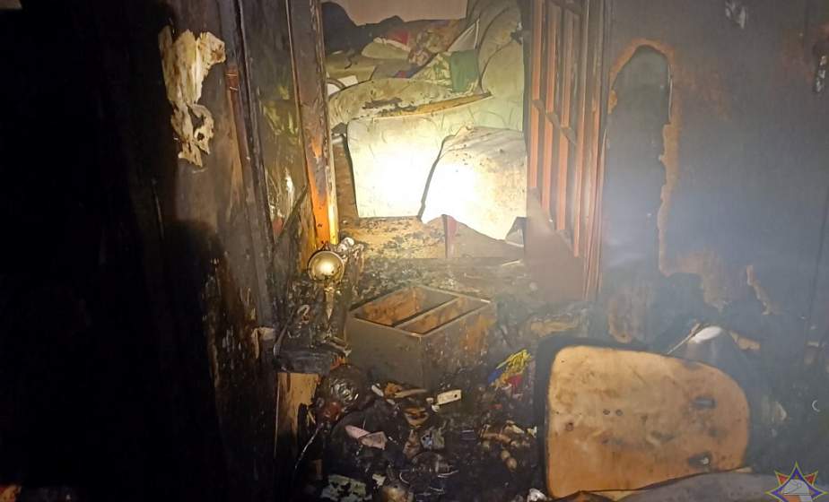 На пожаре в гродненской многоэтажке спасен мужчина, 14 человек эвакуированы