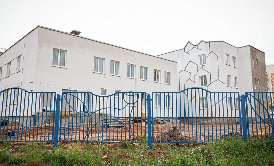 В Слониме завершается строительство детского сада