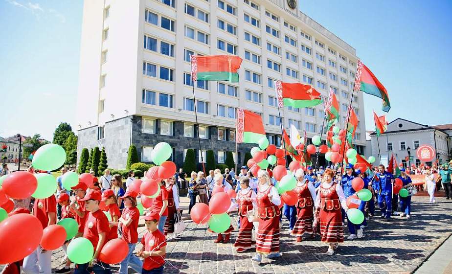 Самые яркие моменты Дня Независимости в Гродно (видео)