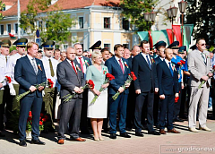 Фотофакт: В Гродно отмечают 79-ю годовщину освобождения от немецко-фашистских захватчиков