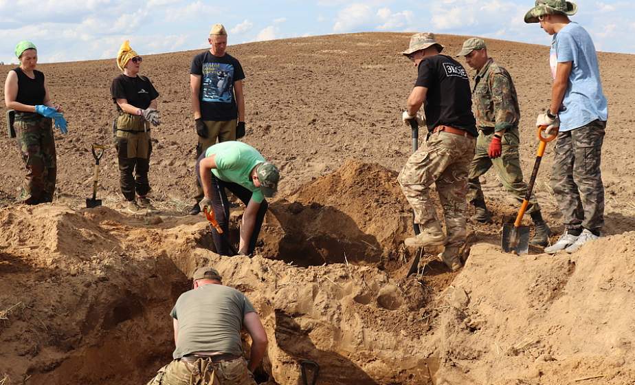 На Зельвенщине во время поисковых работ обнаружены останки погибших красноармейцев