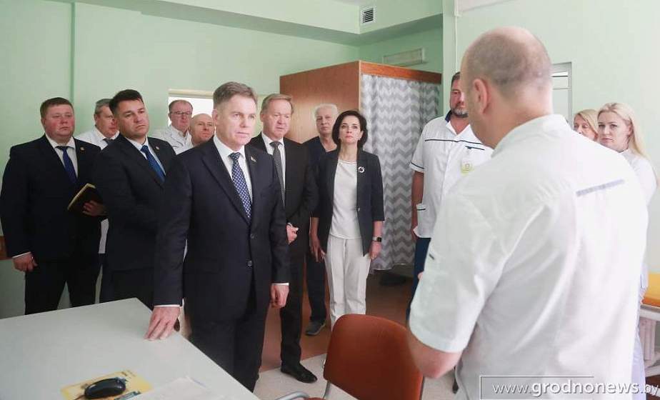 Заместитель Премьер-министра Игорь Петришенко ознакомился с работой Гродненской университетской клиники