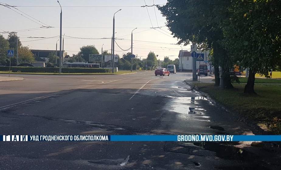 В Гродно водитель сбил пешехода из-за невнимательности