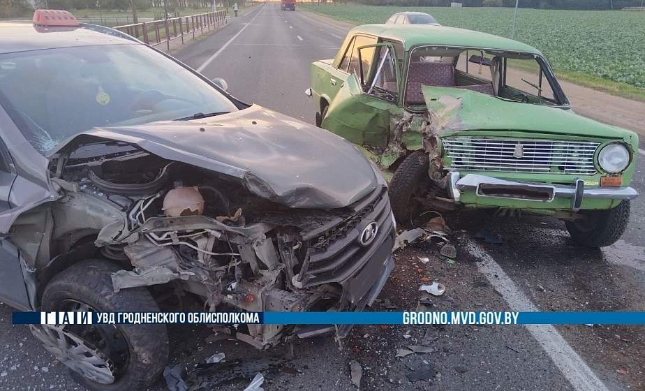 В Гродненском районе произошло ДТП из-за плохого самочувствия водителя легковушки 