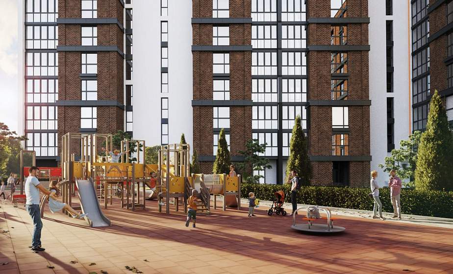 Современные квартиры, игровая площадка для детей и зона отдыха для взрослых. Каким будет новый жилой комплекс «Мир» в Гродно