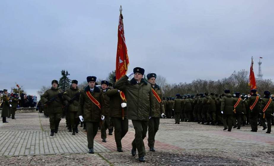 Новое пополнение призывников Гродненского гарнизона принесли присягу на верность Родине 