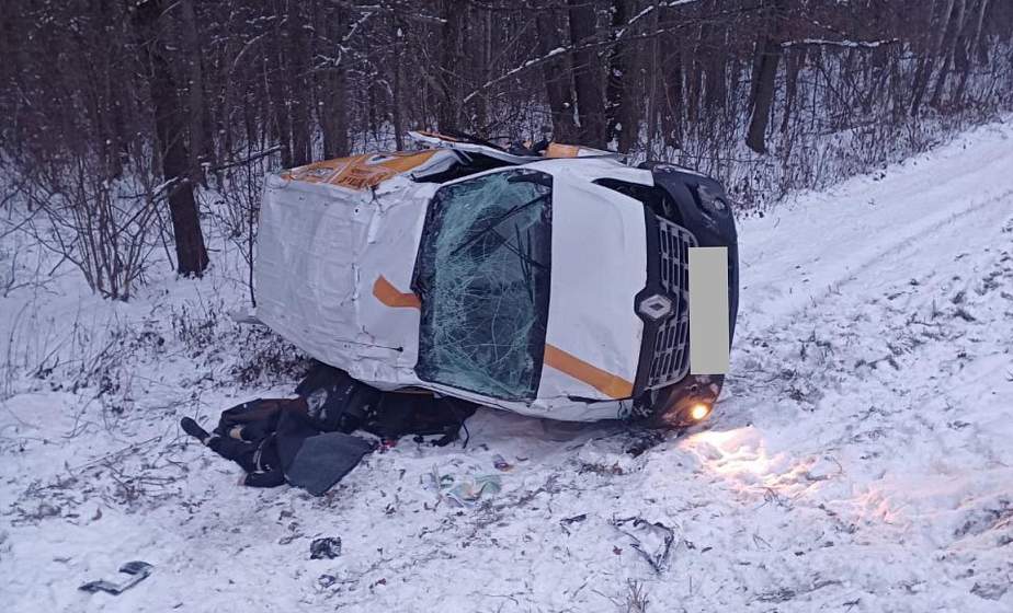 В Волковысском районе произошло смертельное ДТП: водитель съехал в кювет и опрокинулся