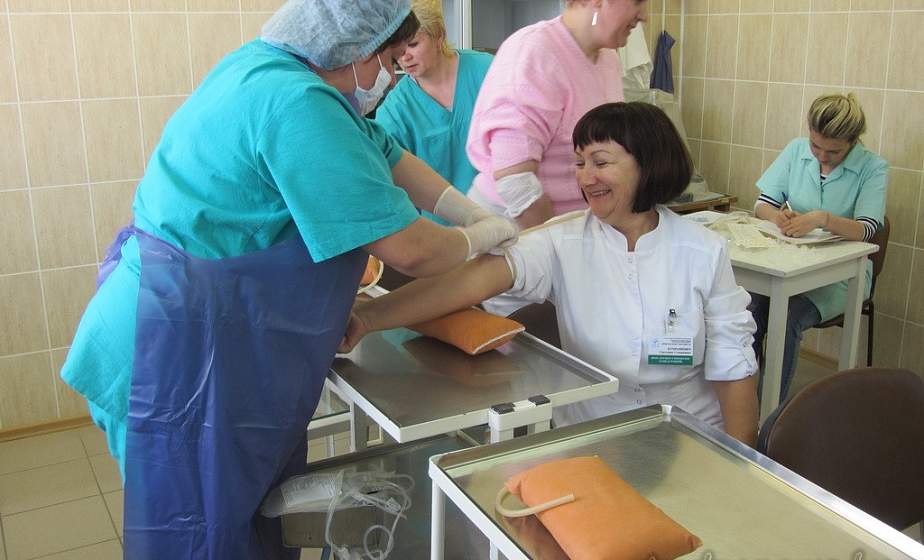 Акцию «Безвозмездное донорство», провели в Гродненской центральной городской поликлинике.